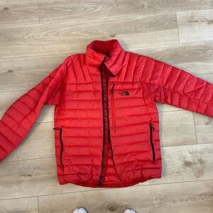 The North Face Vibrant Red Quilted Jacket